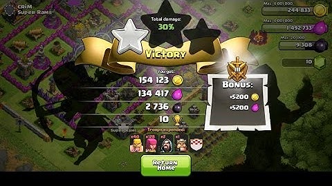 2,736 Dark Elixir BARCH