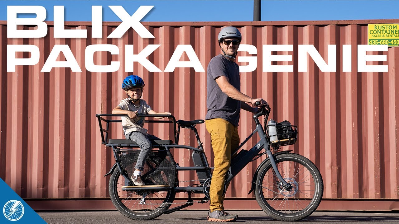 Blix Packa Genie Review 2023 What Cant E-Cargo Bikes Do?