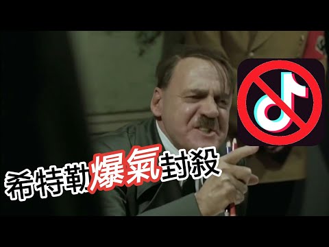 【元首惡搞meme】德國元首希特勒受不了爆氣封殺tik tok抖音和學貓叫。