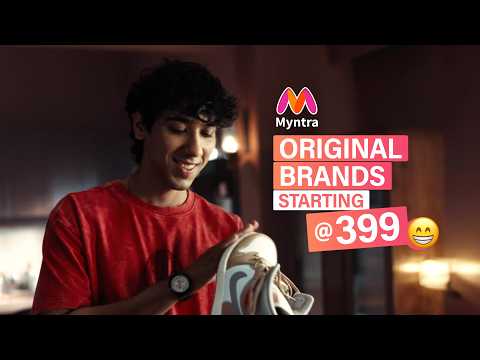 Slay in 100% Original Brands! Try Myntra with brand starting at 399! Slay Karo, Settle Nahi.
