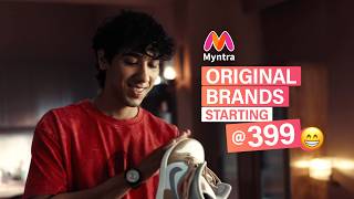 Slay in 100% Original Brands! Try Myntra with brand starting at 399! Slay Karo, Settle Nahi.