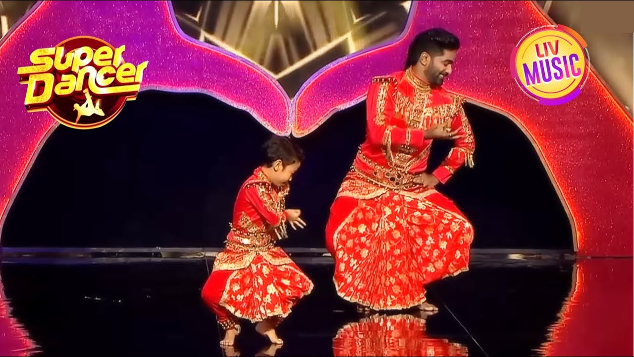 Bharatanatyam थोडा हटके on "Oh Mere Dil Ke Chain" | Super Dancer | 80s Queens