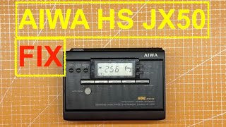 Aiwa HS-JX50 JX505 walkman - cassette player corder repair fix #diy #repair #japan special E0141
