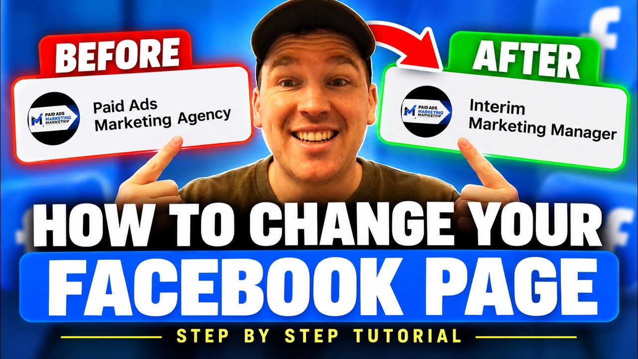 How To Change Your Facebook Page Name Step By Step Tutorial 