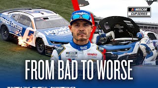 Contender to Chaos: Kyle Larson’s Tough Day | 2025 NASCAR Coca-Cola 600