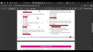 ISSO sample paper class-7 year 2024-25