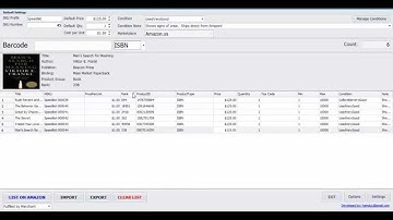 ScanLister Video Tour - A Volume Listing Tool for Amazon Sellers