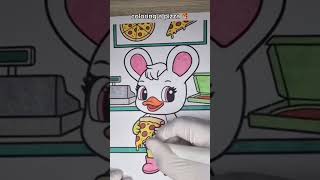 Free Printable Pizza coloring Page 🍕 | Color With Me