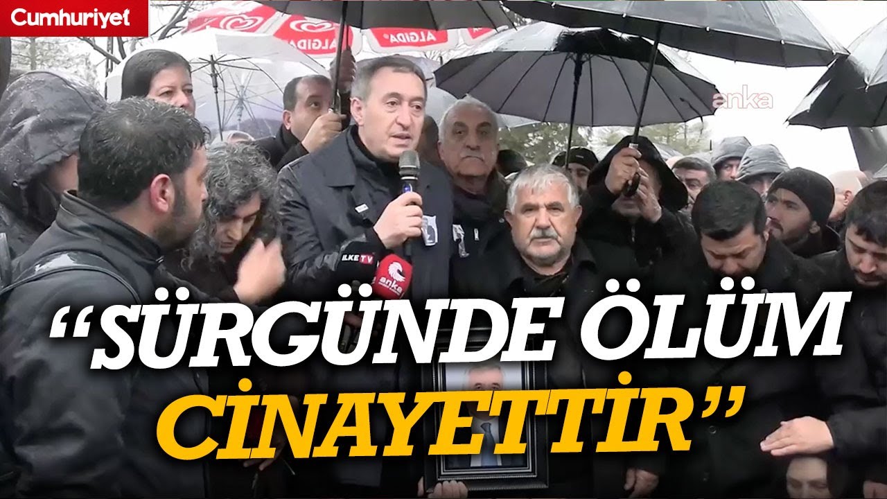 Eski DEP Milletvekili Sadak için cenaze töreni... Tuncer Bakırhan: Sürgünde ölüm cinayettir