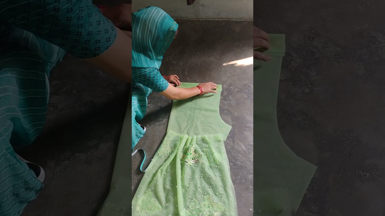 Purani Saree Se Stylish Sharara | Easy Cutting 💫 | #stitchboutique #sewingpatterns #explore #sharara