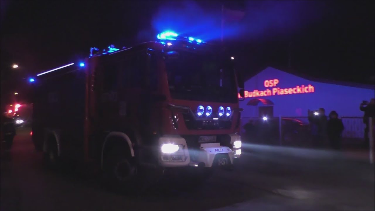 Powitanie nowego wozu GBA MAN TGM dla OSP Budki Piaseckie! 24.01.19