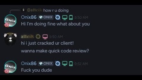 the death of onix client