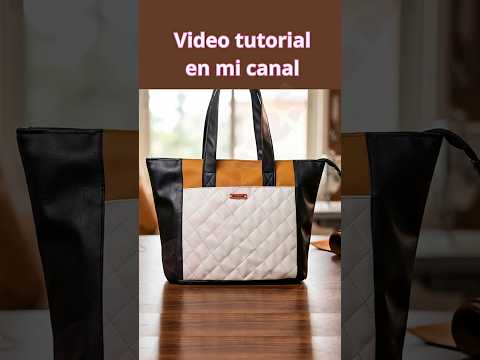 Como hacer un bolso tote fácil y rápido.
