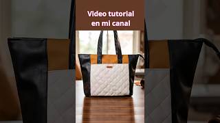 Como hacer un bolso tote fácil y rápido.