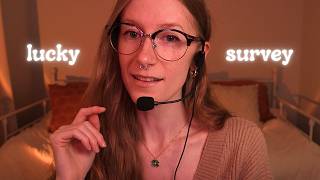 Phone survey receptionist asks you personal questions 🍀 Soft-spoken ASMR & typing sounds screenshot 3