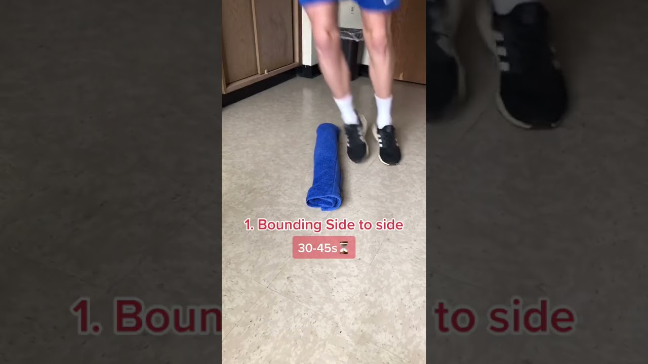 Drills to get faster feet at home (football) 