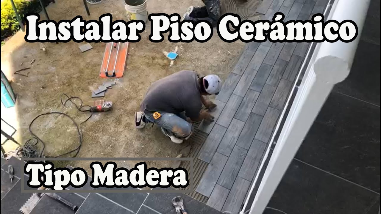Cómo instalar PISO CERÁMICO fácilmente YouTube