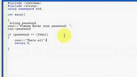 c++ Lesson 3 part1 (Decision if else)
