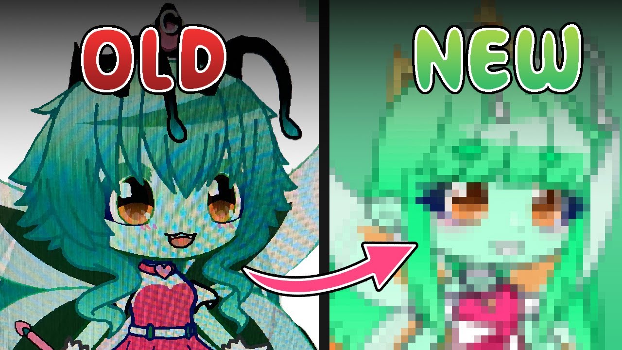 Redesigning My OLD Ocs In GACHA PLUS! [Part 2] - YouTube