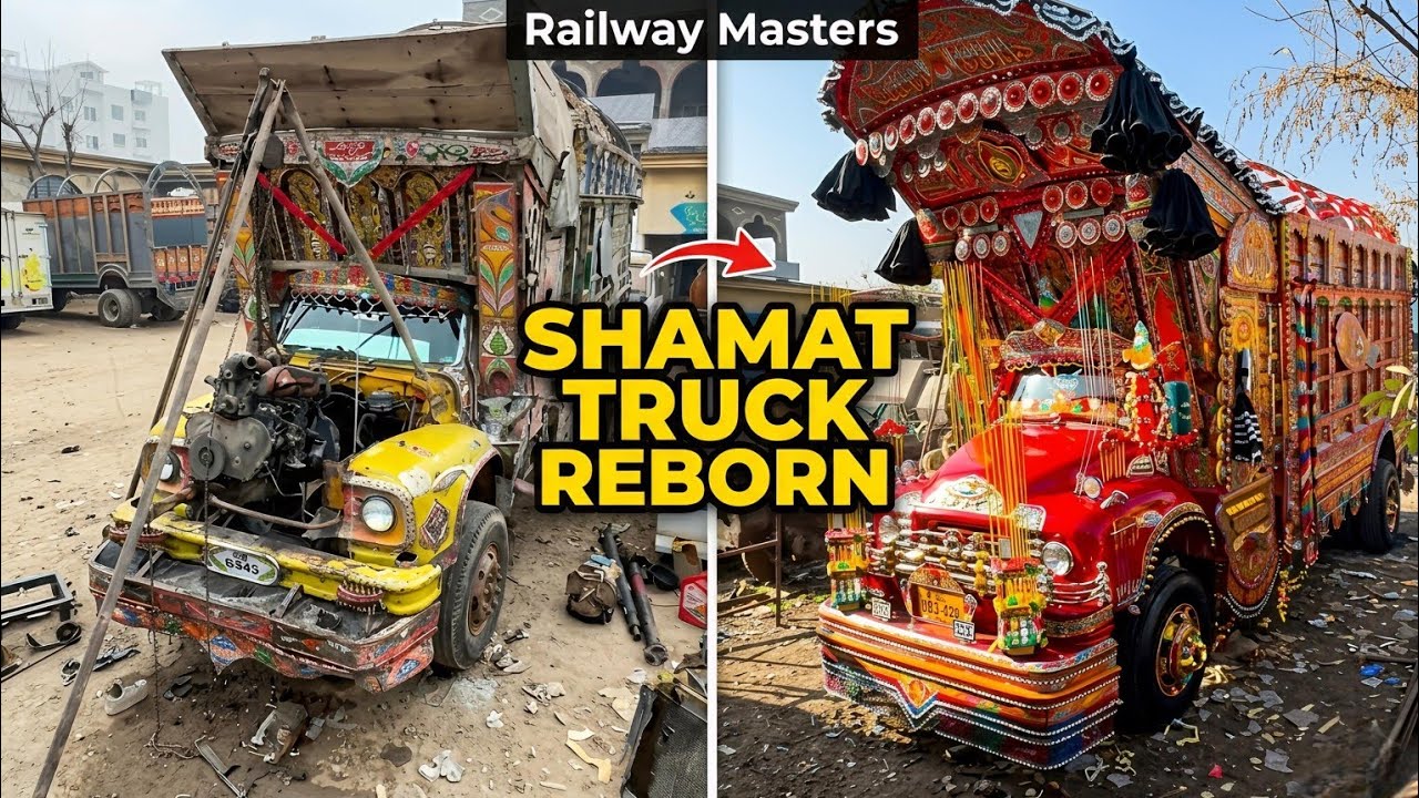 From Scrap to Royal — Pakistani Truck Art Transformation