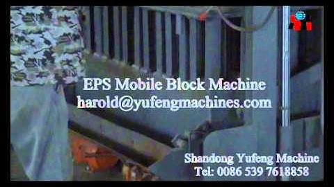 EPS block machine, mobile EPS insulation block machine