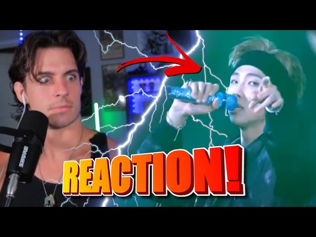 BTS performing live REACTION by professional singer class=