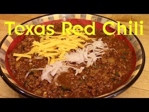 Video: Texas Red Chili So Smaženým Chlebom