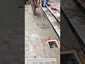 Manual Concrete Floor Leveling Using Hand Tool | Traditional Surface Finishing Technique.