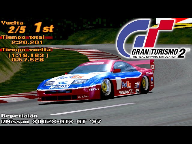 The Nissan 300ZX in the GT500 championship and I ended up