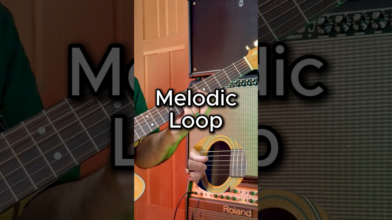 Melodic Loop – Am → E/G# → F/A → G/B 🔁 Acoustic Guitar Chords & Melody 