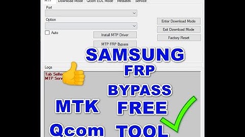 Samsung FRP Tool 2022 MTK Qcom || Samsung FRP Bypass Tool Mtk/Qcom Just 1 Click
