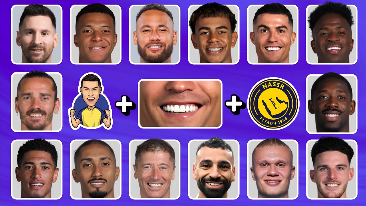 خمن اللاعب من خلال الأغنية + النادي + الفم + الايموجي ⚽💯|| رونالدو , ميسي , نيمار