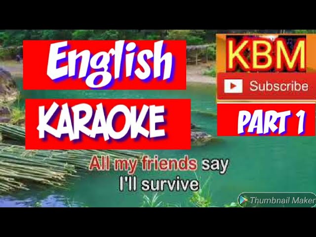 Karaoke Love Songs English Version  part 1  ( Karaoke Version ) videoke  mix karaoke class=