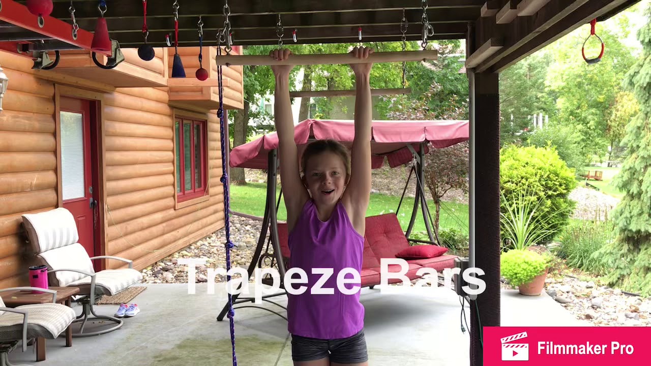 Trapeze Bars Ninja Obstacle