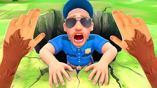 Throwing The Police Into The Abyss In I Am Monkey Vr