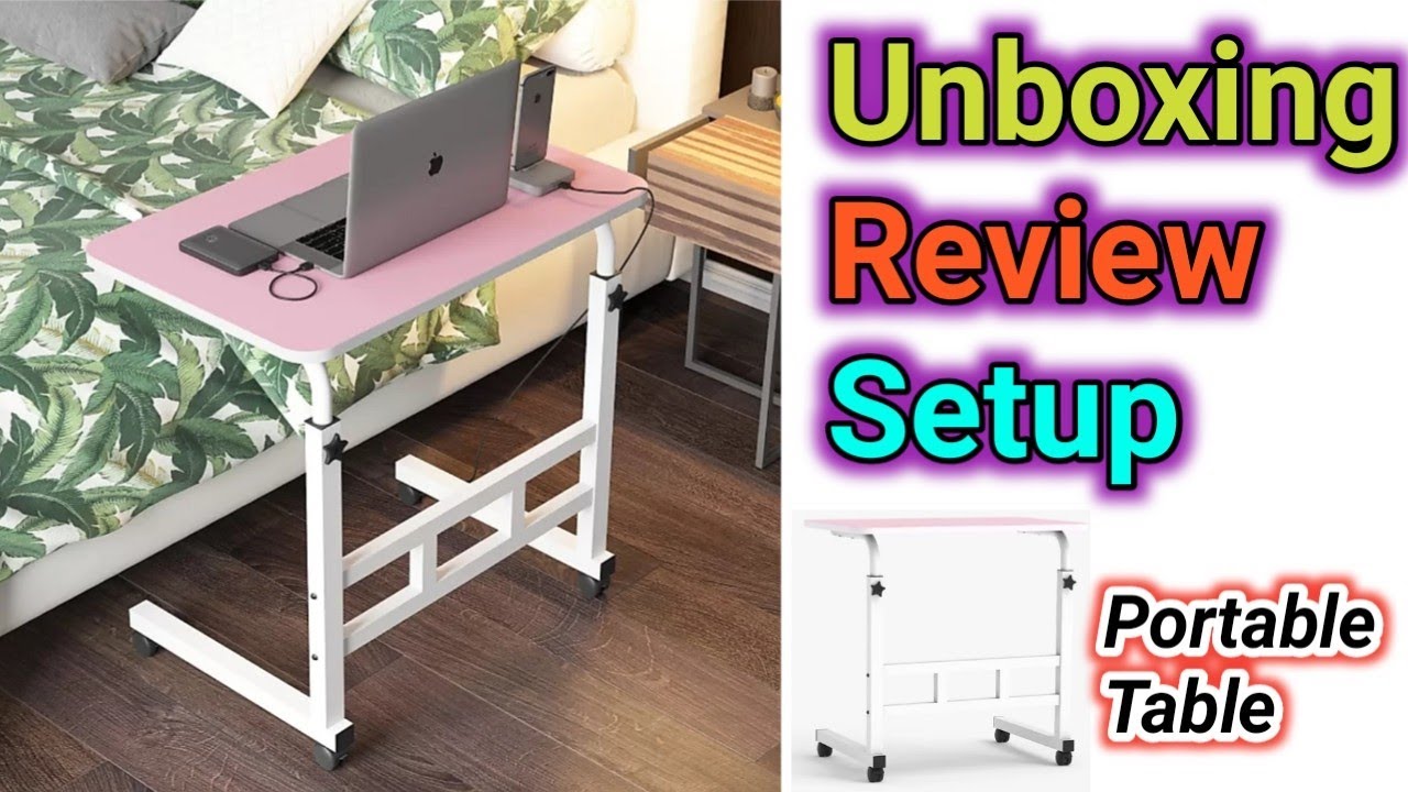 FurnMaster Wood Portable Laptop Table Unboxing review || FurnMaster ...