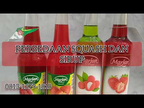 Sering Dianggap Sama, Ini Perbedaan Squash dan Sirup, WA/Call : 0813-1679-1818.