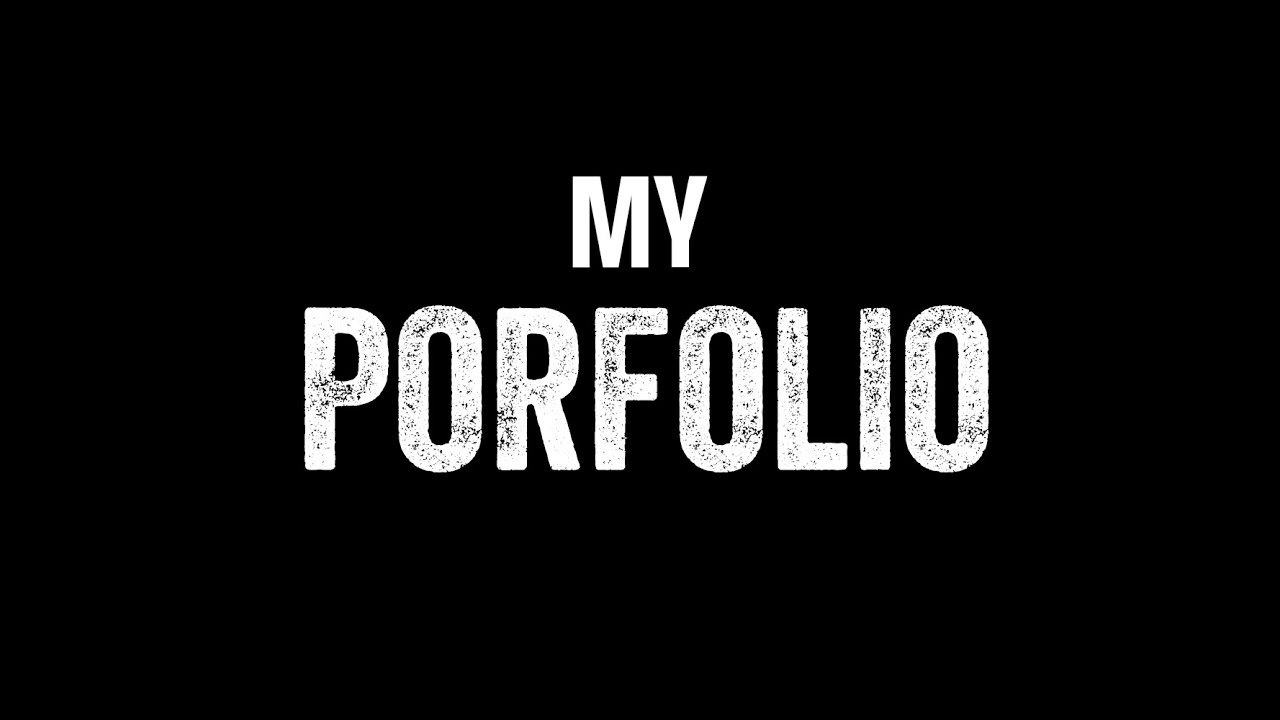 My PORTFOLIO YouTube