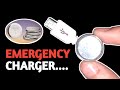 How to make Emergency mobile charger using coin batteries|Age of Science