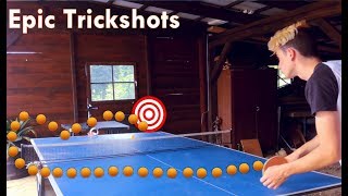 Epic Ping Pong TRICKSHOTS!