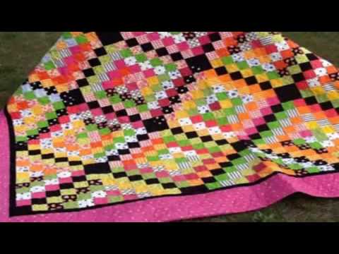 basic quilt blocks for beginners scrap quilt patterns for beginners - YouTube