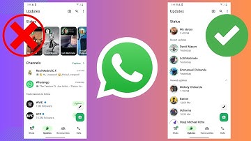 How To Bring Back The Status Vertical Style In WhatsApp