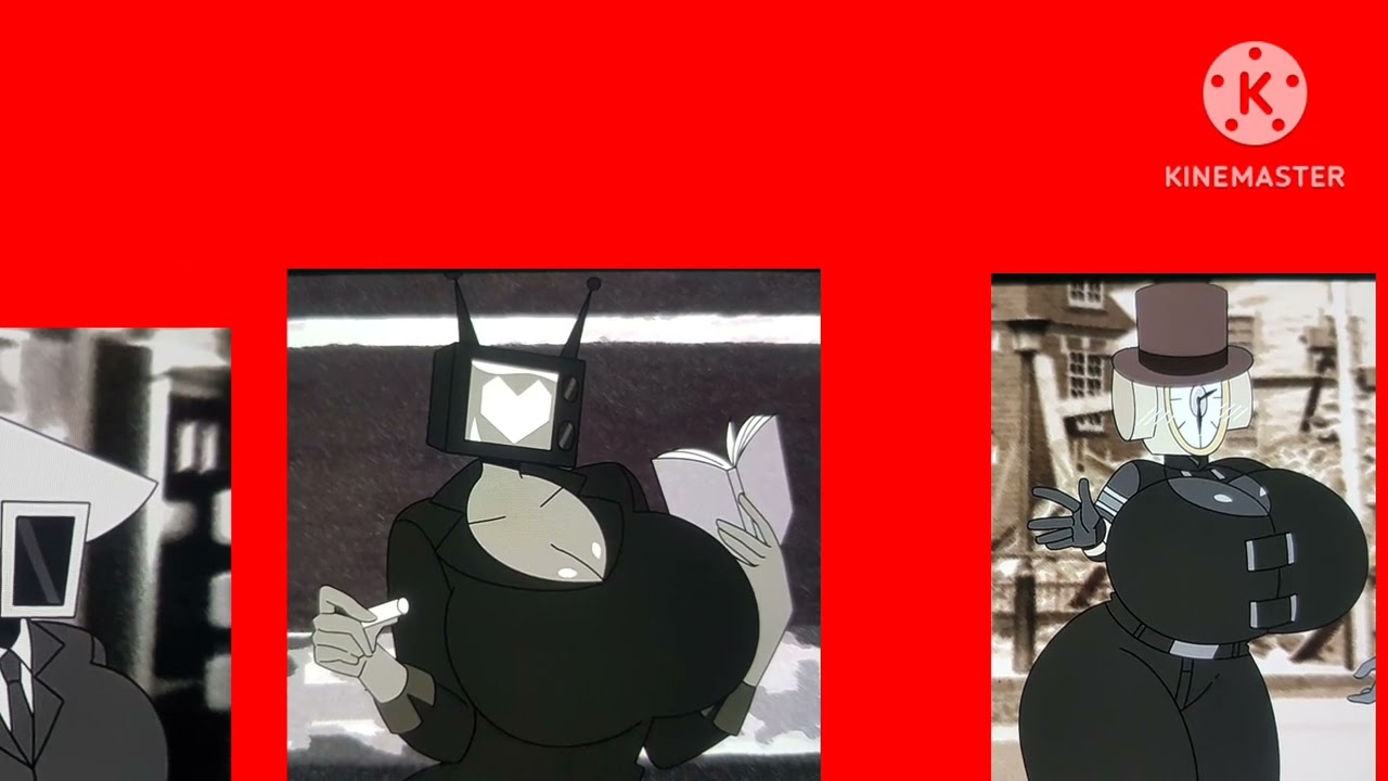 All skibidi woman stampede red screen