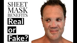 Facial sheet mask: Anti-aging and natural acne treatment or Fake? screenshot 1