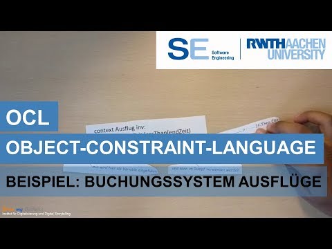 OCL - Object Constraint Language (UML) am Beispiel eines Buchungssystems für Ausflüge