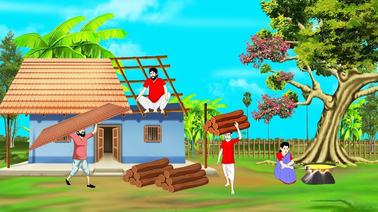 ভাঙা কাঠের বাড়ি - পুনঃপ্রচার । Bengali Moral Stories Cartoon। Bangla। Thakumar Jhuli।Mukta cartoon