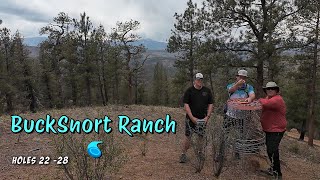 Mountain Kats: BuckSnort Ranch DGC // Holes 22  28