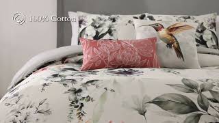 Bebejan Vintage Bloom Comforter Set | Luxury Reversible Floral Bedding for Modern American Homes #f