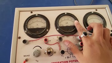 Ionisation Potential Experiment...