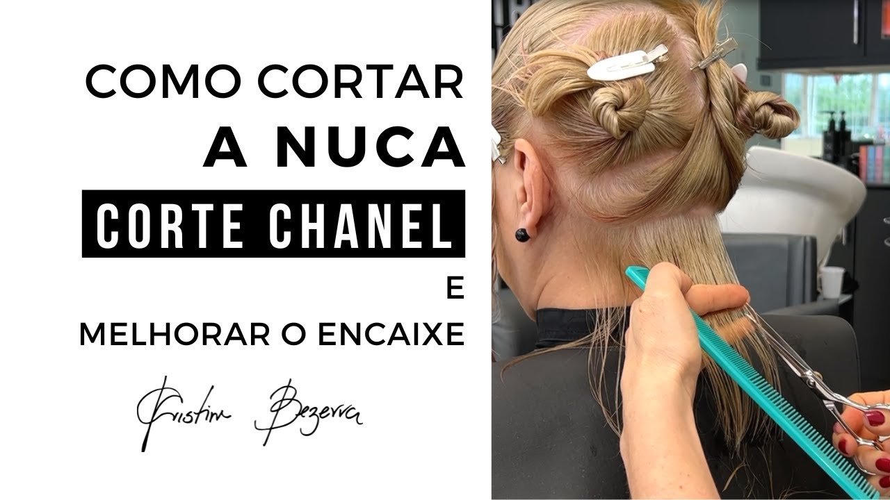 Como Cortar a Nuca do Corte Chanel e Melhorar o Encaixe?